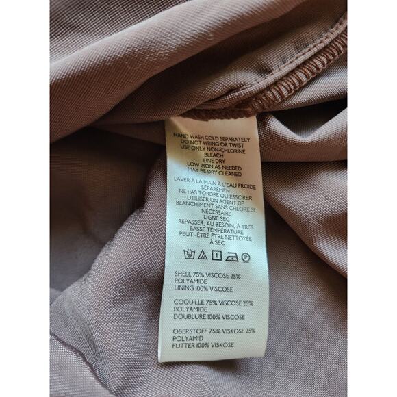 NWT Anthropologie The Hadley Relaxed Velvet Buttondown Shirt Sz XXS Taupe #8B503 - Picture 7 of 8